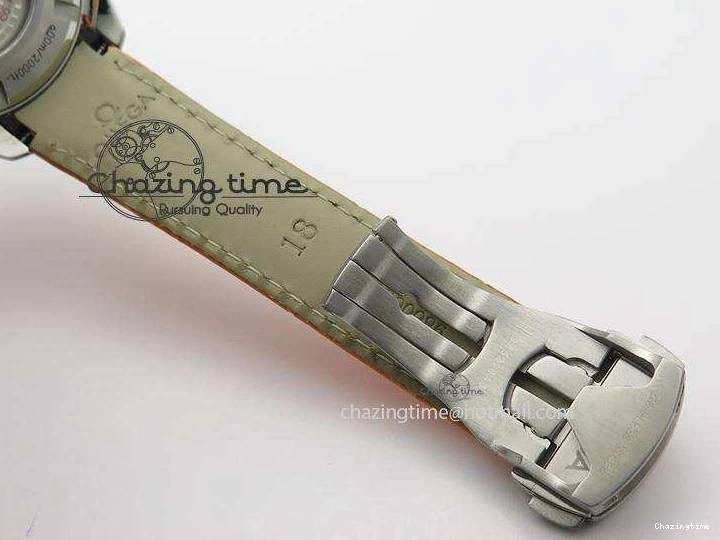 0313 Reliable Planet Ocean Professional SS V6F 37mm Ladies Orange Bezel On Orange Leather Strap A 8255